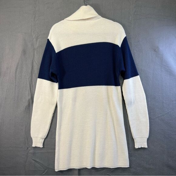 Vintage 1990s Linda Lundstrom Women’s Sz small turtleneck dress wool blend - Picture 9 of 16